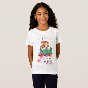 T-Shirt Grande soeur de sirène mignonne encore