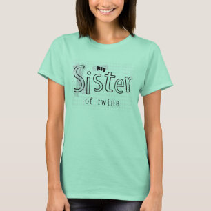 T-shirt Grande Soeur des jumeaux Tee adulte