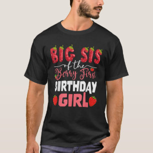 T-shirt Grande sœur du premier anniversaire de la fille St