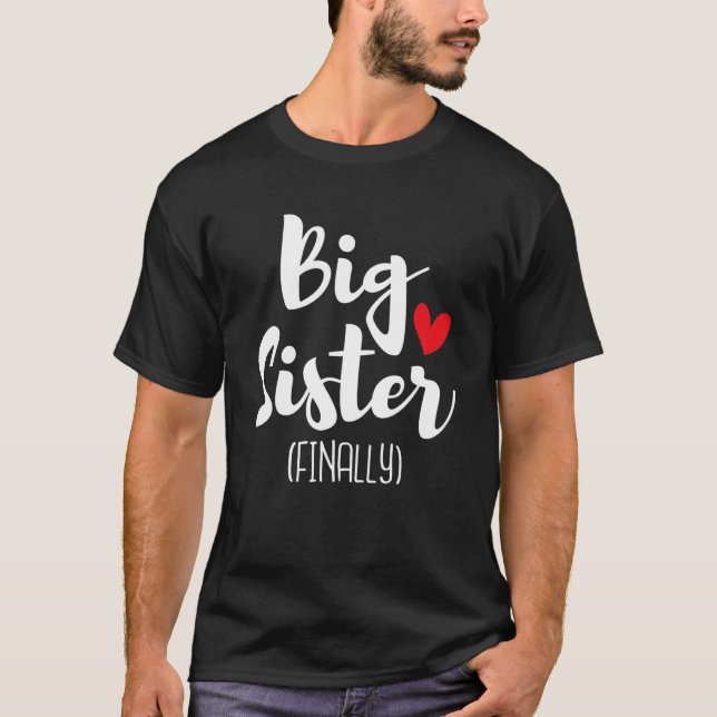 T-shirt Grande Soeur Finalement Enfants Soeurs Enfants Enf (Devant)