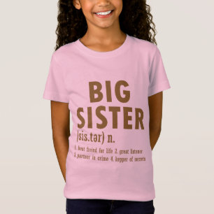 T-Shirt Grande Soeur Signifiant Grande Soeur Petite Soeur 