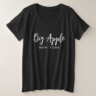 T-shirt grande taille pour femmes Big Apple New Yo