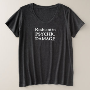 T-shirt grande taille pour femmes résistant aux dé
