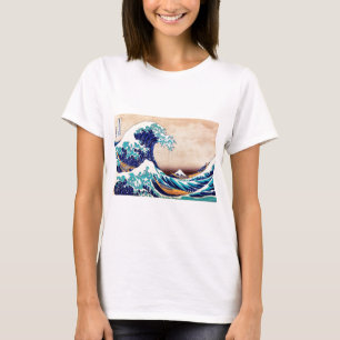 T-shirt Grande vague au large de Kanagawa Boîtier japonais