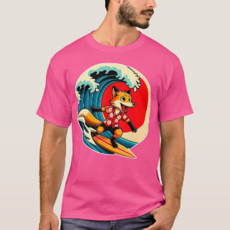 T-shirt Grande vague Kanagawa Fox Surf