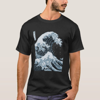 T-shirt Grande Vague Océanique Art Célèbre