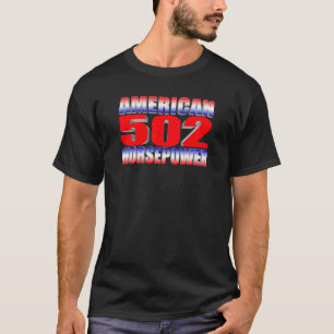 T-shirt Grande voiture de muscle de bloc de Chevy 502