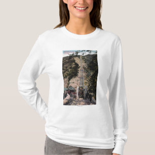 T-shirt Grande vue de chemin de fer de pente