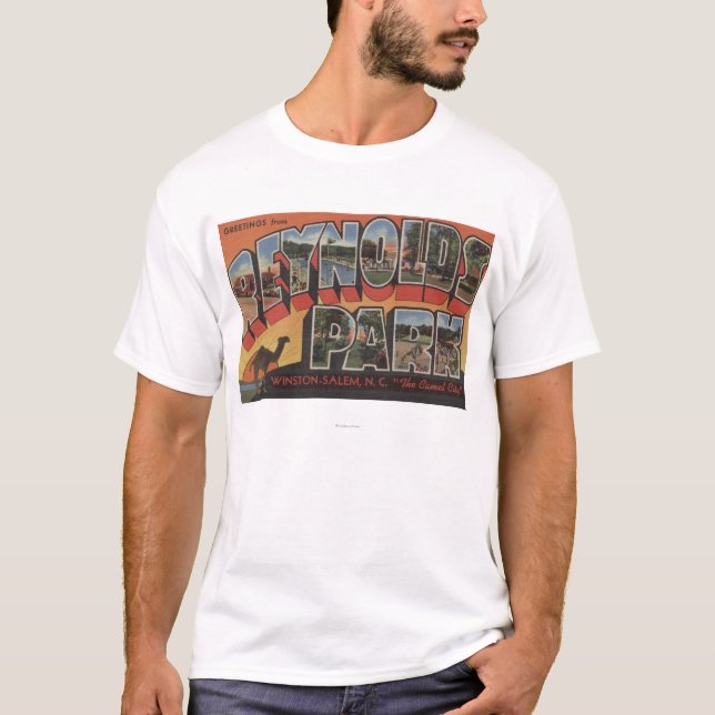 T-shirt Grandes scènes de lettre - parc de Reynolds, OR (Devant)