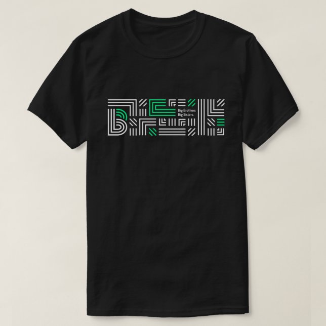 T-shirt Grandes soeurs de frères marquées motif (Design devant)