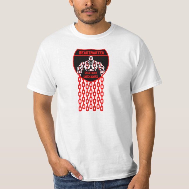 T-shirt Grandeur de Beastmaster de muscle de Hargis (Devant)