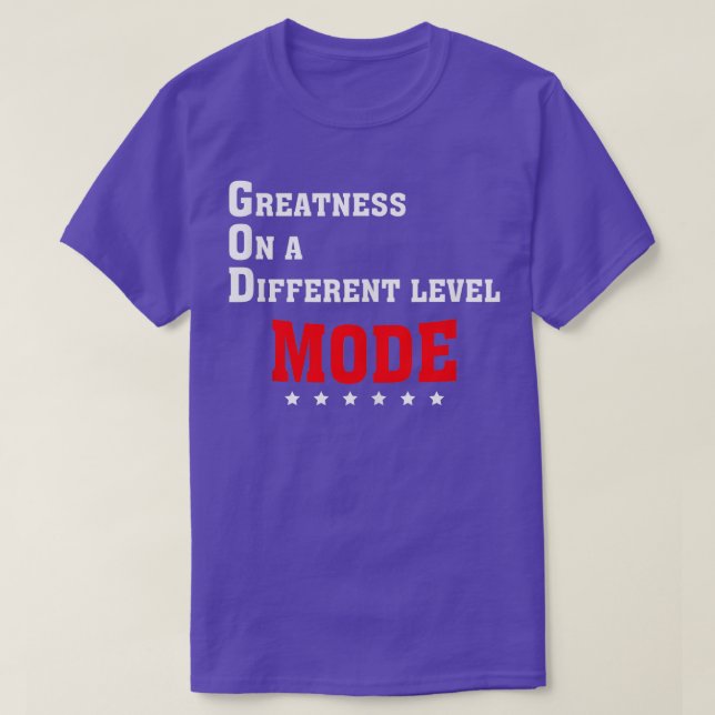 T-shirt Grandeur Sur Un Débardeur De Mode De Niveau Différ (Design devant)