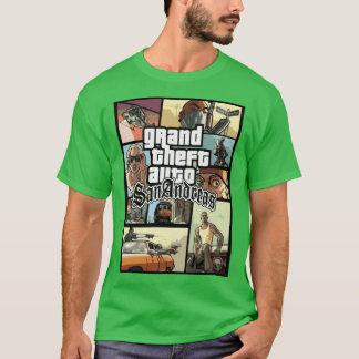 T-shirt Grandheft Auto SA famille