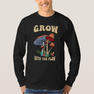 T-shirt Grandir avec le flux Magic Psilocybin Champignons