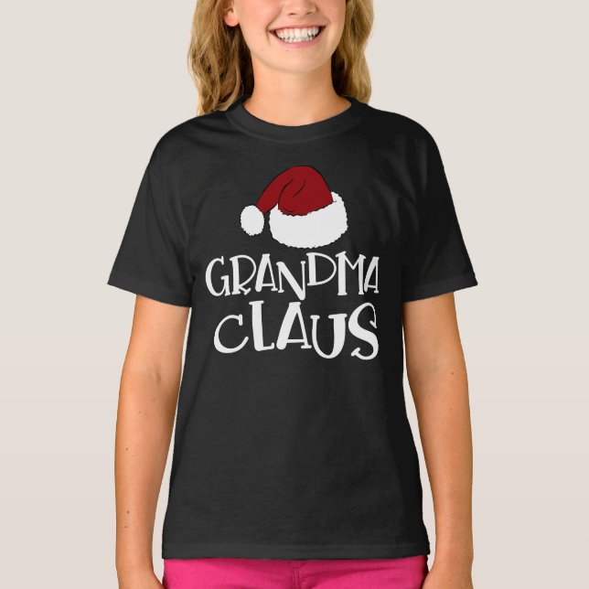 T-shirt Grandma Claus Jote Noël (Devant)