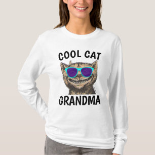 T-shirt GRANDMA COOL CAT