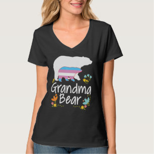 T-shirt Grandma Lgbt Bear Transgenre Rainbow Lgbt Gay Les