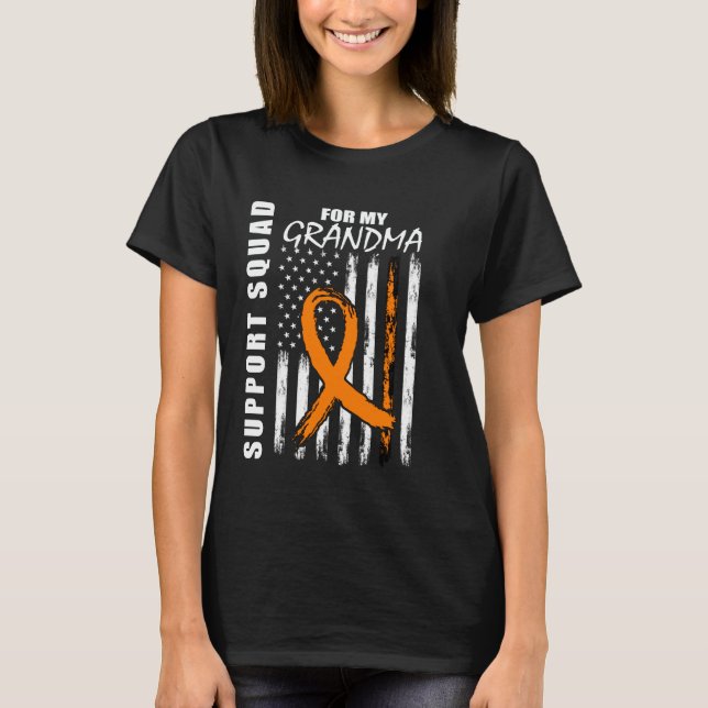 T-shirt Grandma Multiple Sclerosis Awareness Flag Supporte (Devant)