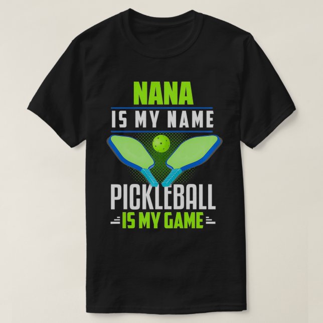 T-shirt Grandma Nana Pickleball Gr Cadeau Femen Pickleball (Design devant)
