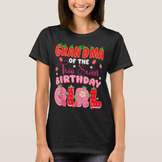 T-shirt Grandma of The Two Sweet 2nd Birthday Girl