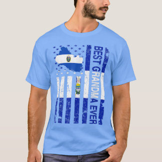 T-shirt Grandma salvadorienne El Salvador USA American Mot