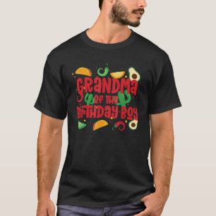 T-shirt Grandma Taco Jumeau Fiesta Taco Anniversaire Thème