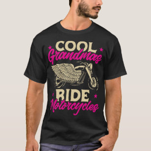 T-shirt Grandmas Ride Motos Funky Biker Granny