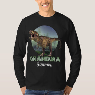 T-shirt Grandmasaurus Dinosaur Grandmasaurus Famille Match
