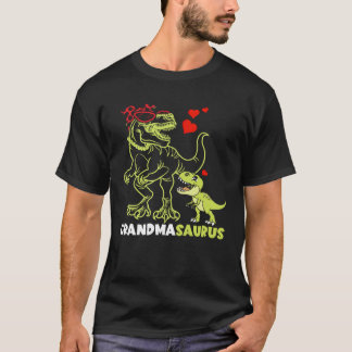 T-shirt Grandmasaurus Grandma Dinosaur Rex Mothers Day