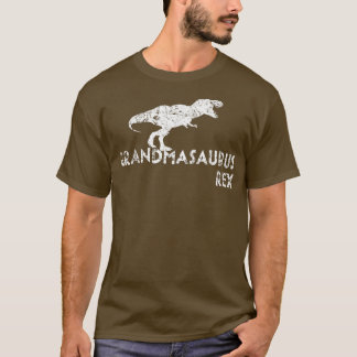 T-shirt Grandmasaurus Re Dinosaur Dinosaure Grand-mère GIf
