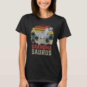 T-shirt Grandmasaurus Rex Dinosaur Grandma Saurus Famille