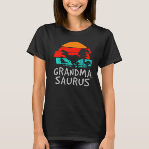 T-shirt Grandmasaurus rex Grandma Saurus Dinosaur