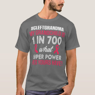 T-shirt Grandme à lèvres de palais gauche 700 Sensibilisat