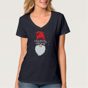 T-shirt Grandpa Gnome Funny Matching Family Group Christma
