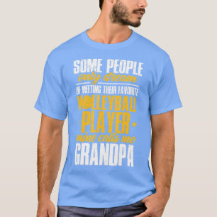 T-shirt Grandpa Joueur de volley-ball Équipe Sport Spiker