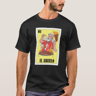 T-shirt Grandpa Lotterie mexicaine Bingo El Abuelo