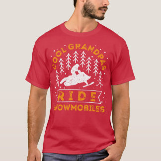 T-shirt Grandpas cool Circuler Motoneige 2