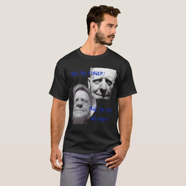 T-SHIRT GRANDPAS DUELY JOUER MON DOIGT GRANDPA (Devant entier)