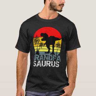 T-shirt Grandpasaurus T Rex Dinosaur