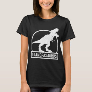 T-shirt Grandpasaurus T Rex Dinosaur Funny Grand-père Chri