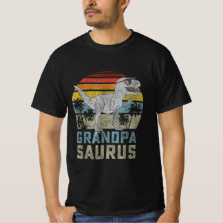 T-shirt Grandpasaurus T Rex Dinosaur Grandpa Saurus