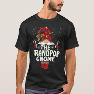 T-shirt GrandPop Gnome Buffalo Plaid Matching Christmas Pa