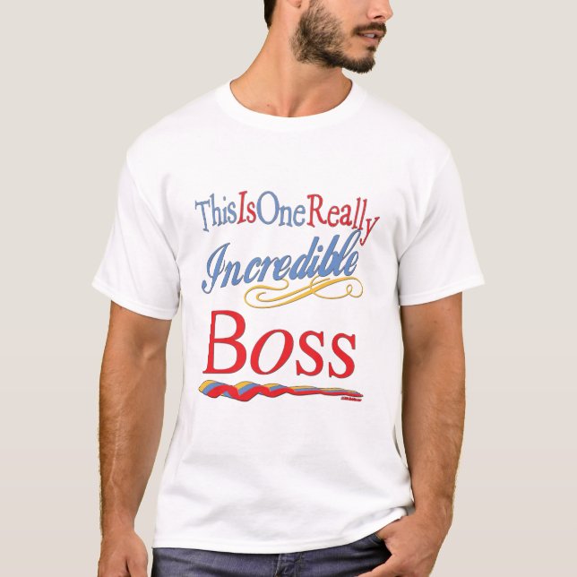 T-shirt Grands cadeaux pour le patron (Devant)