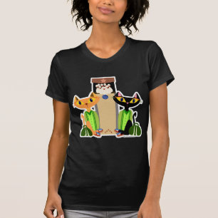 T-shirt Grands chats d'allée de bande dessinée