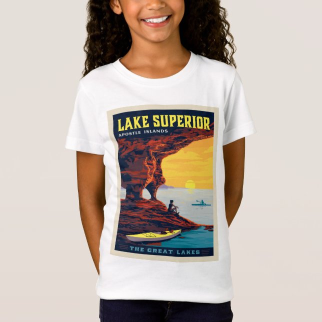 T-Shirt Grands Lacs | Lac Supérieur (Devant)