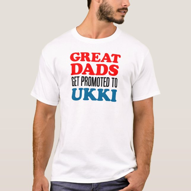 T-shirt Grands papas promu Ukki (Devant)