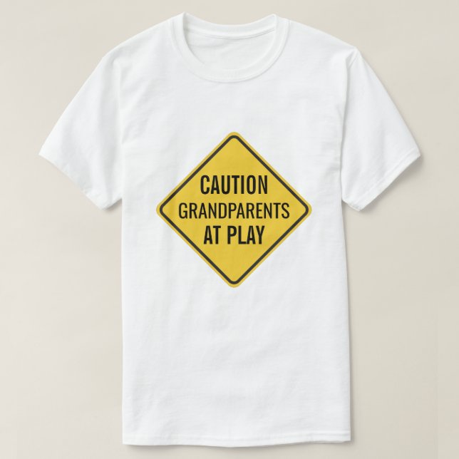 T-shirt Grands-parents à Jouer Funny (Design devant)