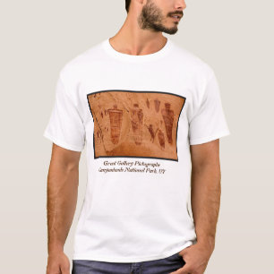 T-shirt Grands pictographes de galerie du canyon en fer à
