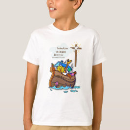 T-shirt Grandson Baptême Noah's Ark Personnalisé