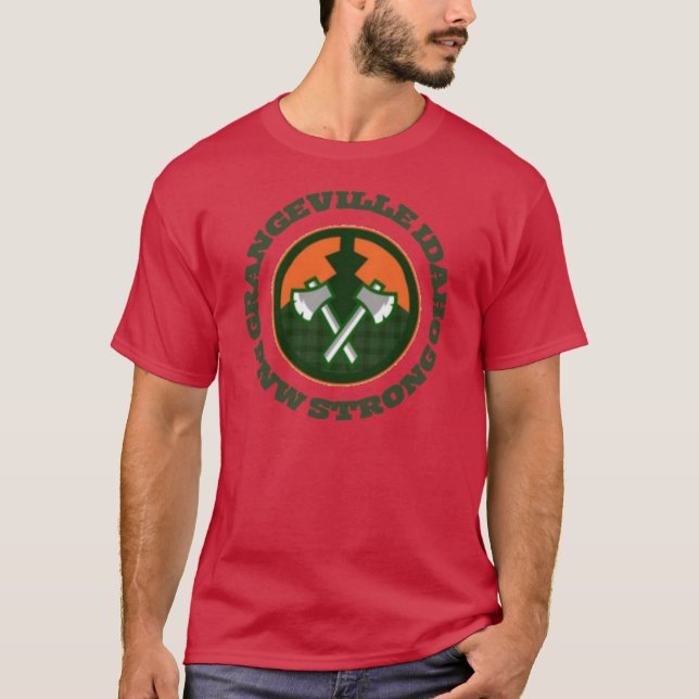 T-shirt Grangeville Idaho PNW forte (Devant)